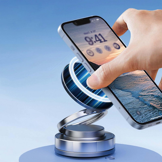 Support magnétique à ventouse pour téléphone, rotation à 360°