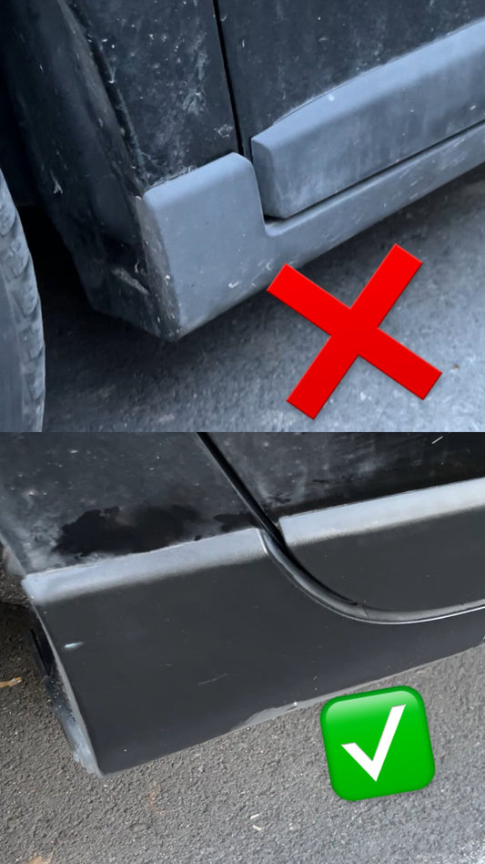 🛞 Soin rénovateur noir pour pneus & plastiques – 100 ml