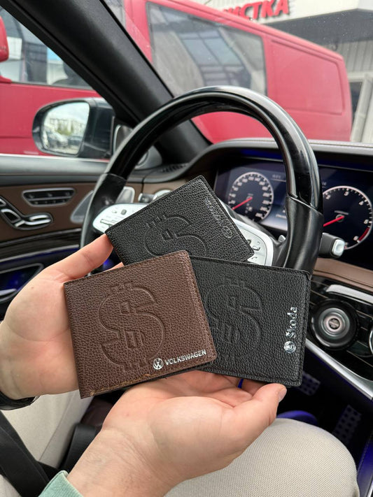 Portefeuille élégant avec le logo de votre marque de voiture préférée 🚗