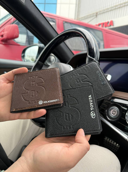 Portefeuille élégant avec le logo de votre marque de voiture préférée 🚗